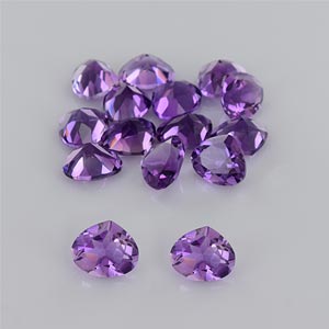 Natural 9x7.5x5mm Faceted Fancy Amethyst