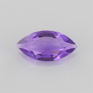 Natural 5x10x3mm Faceted Marquise Amethyst