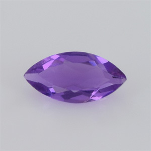 Natural 5x10x3.10mm Faceted Marquise Amethyst