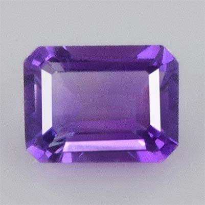 Natural 8x6x4.10mm Faceted Octagon Amethyst