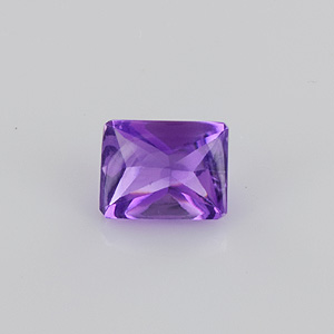 Natural 9x7x6mm Buff Octagon Amethyst