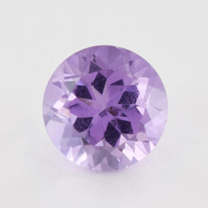 Natural 9x9x6.4mm Faceted Round Amethyst