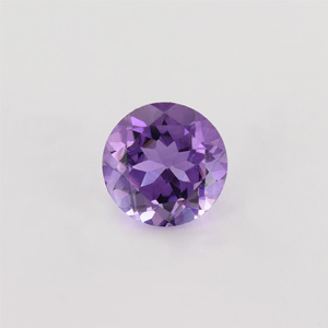 Natural 12x12x7.9mm Faceted Round Amethyst