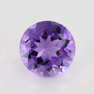 Natural 12x12x7.5mm Faceted Round Amethyst