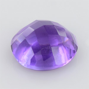 Natural 12x12x6.60mm Buff Round Amethyst