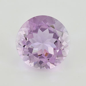 Natural 15x15x10mm Faceted Round Amethyst