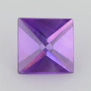 Natural 6x6x4.3mm Buff Square Amethyst