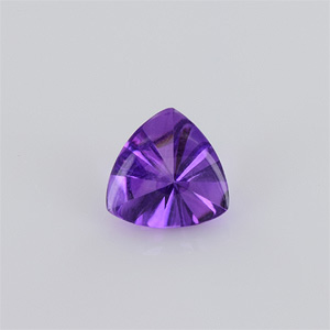 Natural 8x8x5mm Buff Triangle Amethyst