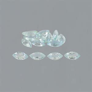 Natural 7x3.5x2mm Faceted Marquise Aquamarine