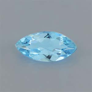 Natural 8x4x2.3mm Faceted Marquise Aquamarine