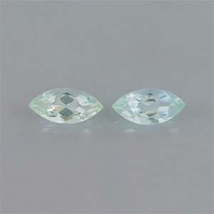 Natural 8x4x2.7mm Faceted Marquise Aquamarine