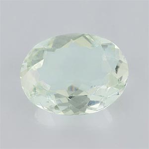 Natural 9x7x3.4mm Faceted Oval Aquamarine