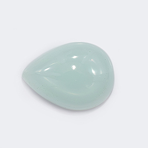 Natural 20x15x8.5mm Cabochon Pear Aquamarine