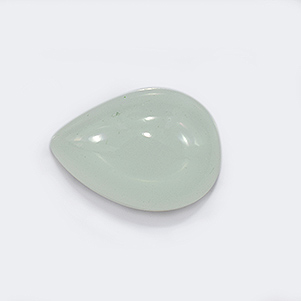 Natural 14x10x6.2mm Cabochon Pear Aquamarine