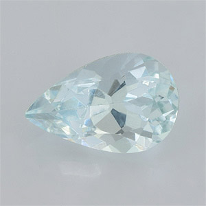 Natural 8x5x4.10mm Faceted Pear Aquamarine