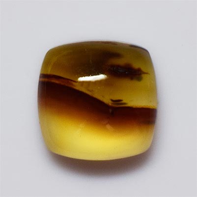 Natural 10.20x10.20x5.2mm Cabochon Cushion Chalcedony