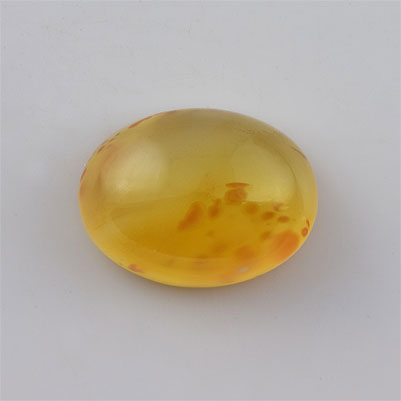 Natural 20x15x9.9mm Cabochon Oval Chalcedony