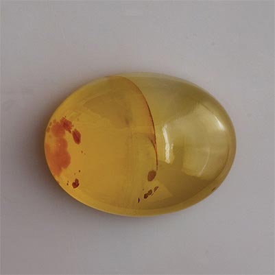 Natural 20x15x7.6mm Cabochon Oval Chalcedony