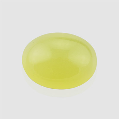 Natural 26x19.6x11.7mm Cabochon Oval Chalcedony