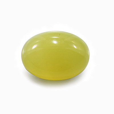 Natural 25.3x19.1x12.1mm Cabochon Oval Chalcedony