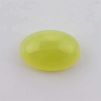 Natural 22.6x15.5x9.3mm Cabochon Oval Chalcedony