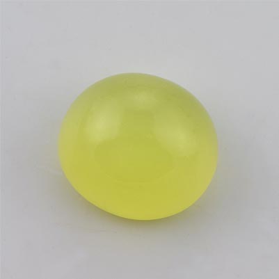 Natural 18.1x16.2x11.7mm Cabochon Oval Chalcedony