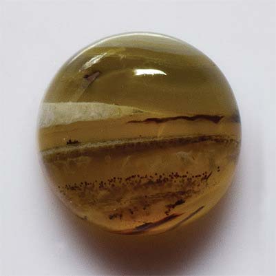 Natural 10.20x10.20x5mm Cabochon Round Chalcedony