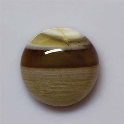 Natural 10.20x10.20x5mm Cabochon Round Chalcedony