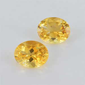 Natural 10x8x5.10mm Faceted Oval Citrine