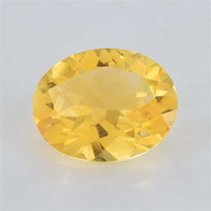 Natural 10x8x4.70mm Faceted Oval Citrine