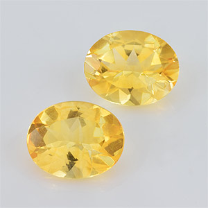 Natural 10x8x4.70mm Faceted Oval Citrine