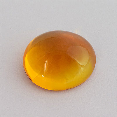 Natural 16.3x14.3x8mm Cabochon Oval Citrine