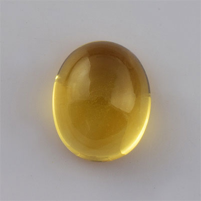 Natural 7.7x6.3x4.1mm Cabochon Oval Citrine