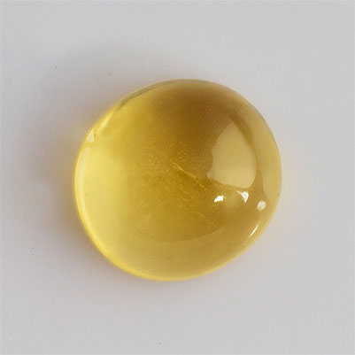 Natural 8.2x7.7x4.5mm Cabochon Oval Citrine