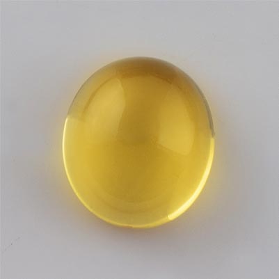 Natural 8.1x7.5x4.7mm Cabochon Oval Citrine