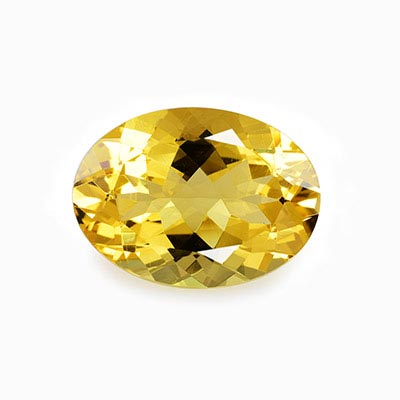 Natural 18x13x8.2mm Faceted Oval Citrine