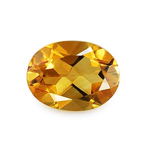 Natural 9.3x7.10x4.9mm Faceted Oval Citrine