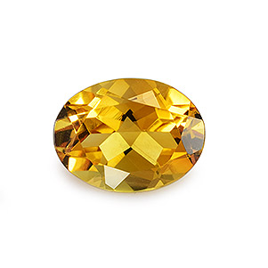 Natural 8x6x4.6mm Faceted Oval Citrine