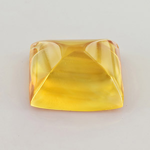 Natural 17x17x8mm Buff Square Citrine