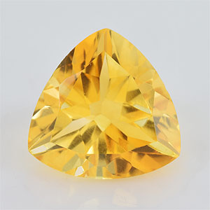 Natural 10x10x6.2mm Faceted Triangle Citrine