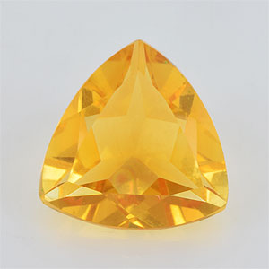 Natural 10x10x4.90mm Faceted Triangle Citrine