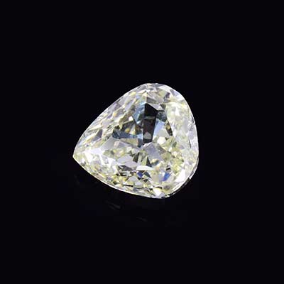 Natural 4.50x4.10x2.2mm Brilliant Pear Diamond