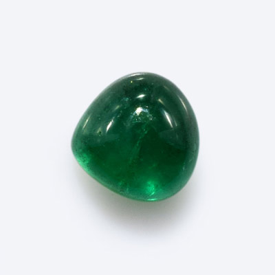 Natural 5.10x5.10x3.3mm Cabochon Heart Emerald