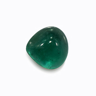 Natural 5.5x5.5x3.5mm Cabochon Heart Emerald