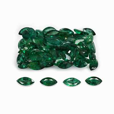 Natural 6x3x2.10mm Faceted Marquise Brazilian Emerald