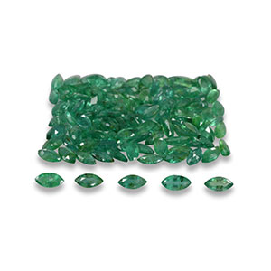 Natural 6x3x1.7mm Faceted Marquise Brazilian Emerald