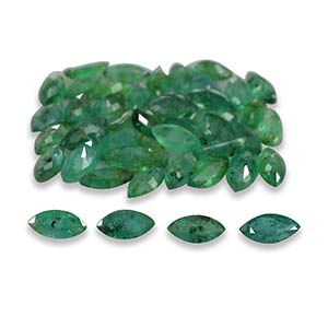 Natural 6x3x2.10mm Faceted Marquise Brazilian Emerald