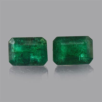 Natural 7x5x3.5mm Faceted Octagon Emerald