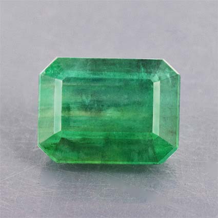 Natural 9x7x5mm Faceted Octagon Emerald