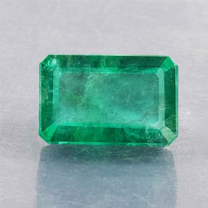 Natural 9.6x6.4x5.2mm Faceted Octagon Emerald